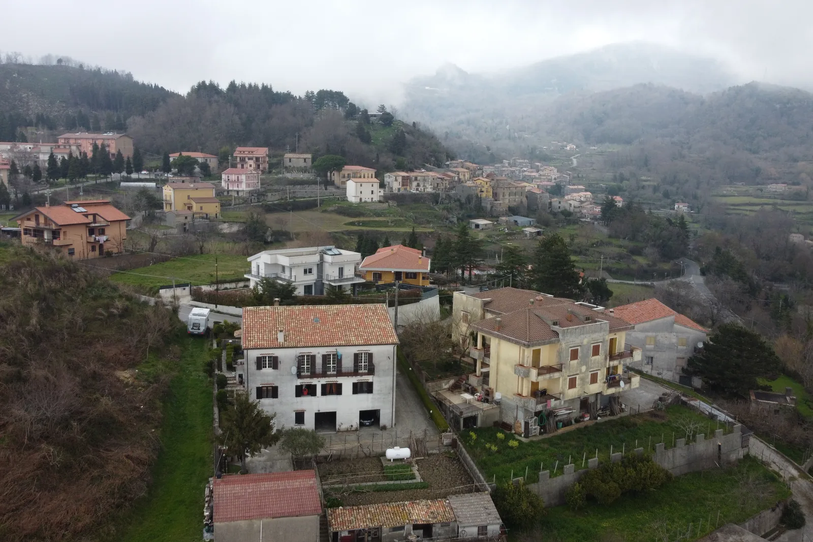 Veduta aerea del contesto costiero